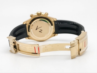 Daytona 116518 904L YG/RU Blk/Stk QF V3 SH4130