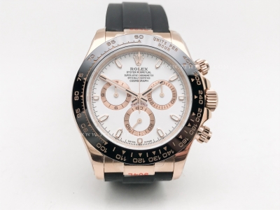 Daytona 116515 Wt RG/RU Wht/Stk QF V11 SH4130