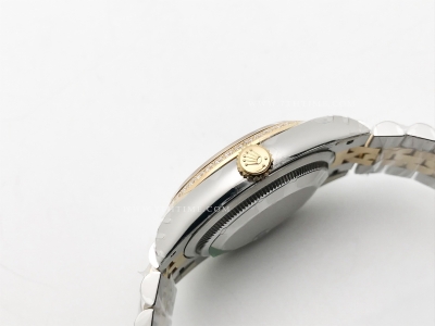 DJ 36mm Jub Dia 904L YG/SS P-Gold/Stk VSF VS3235