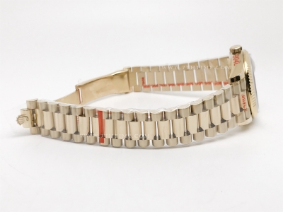 DayDate 36mm Wt 904L Flt YG/YG Grey/Rm QF VR3255