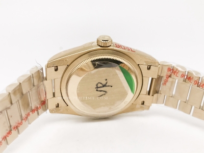 DayDate 36mm Wt 904L Flt YG/YG Gold/Rm QF VR3255