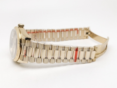 DayDate 36mm Wt 904L Flt YG/YG Gold/Bag QF VR3255