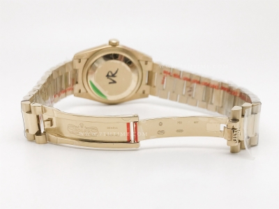DayDate 36mm Wt 904L Flt YG/YG Gold/Bag QF VR3255