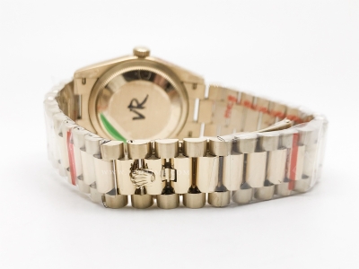 DayDate 36mm Wt 904L Flt YG/YG Gold/Bag QF VR3255