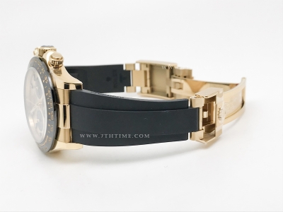 Daytona 116518 904L YG/RU Gold/Stk King SH4130