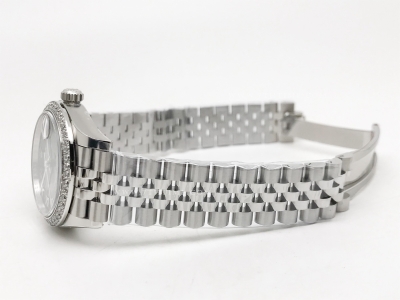 DateJust 278384RBR Midsize 31mm Jub Dia SS/SS Blk/Rm THB A2671