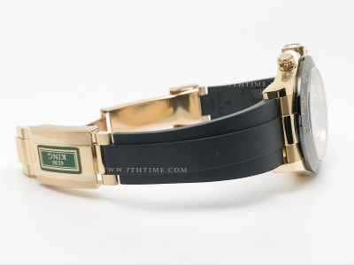 Daytona 116518 904L YG/RU Gold/Stk King SH4130