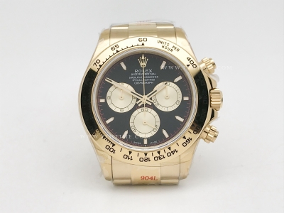 Daytona 126508 YG/YG Blk/Gold 904L QF V5 SH4131