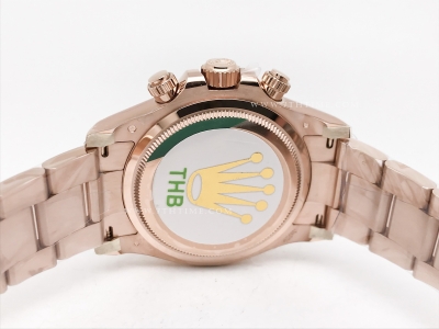 Daytona 126505 RG/RG Blk/Dia 904L THB SH4131-2