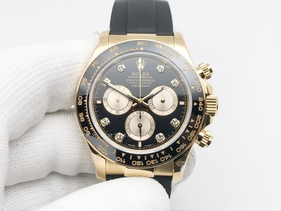 Daytona 126518 YG/RU Blk/Gold/Di 904L QF V5 SH4131