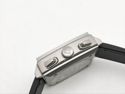 Tag Monaco Chronograph Black TI/RU Blk/Blue A8F VK63A