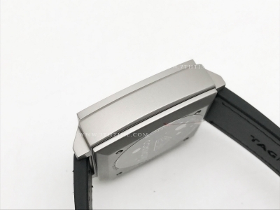 Tag Monaco Chronograph Black TI/RU Blk/Blue A8F VK63A