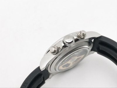 Daytona 126500 CER SS/RU Wht/Stk GDF A3836