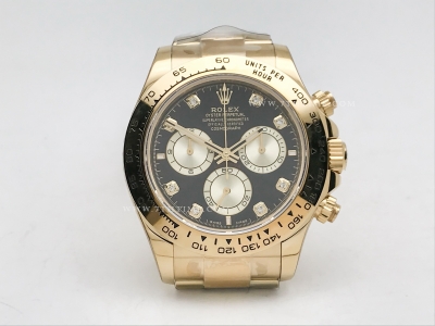 Daytona 126508 YG/YG Blk/Gold/Dia RCF A4131