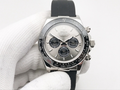 Daytona 126500 CER SS/RU Grey/Blk/Stk GDF A3836