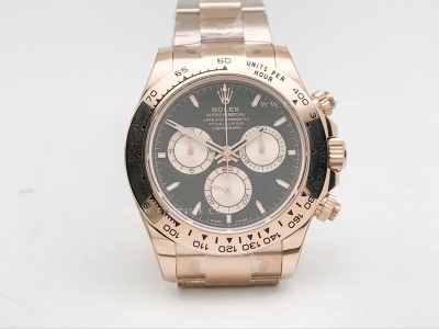 Daytona 126505 RG/RG Blk/RG/Stk RCF A4131