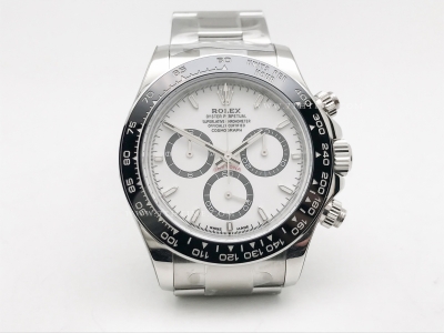 Daytona 126500 904L CER SS/SS White/Stk RCF A4131