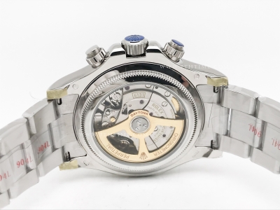 Daytona 126506 904L Brn CER/SS I-Blu/Stk RCF A4131