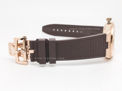 Overseas 4500V RG/RU White PPF A2813 Cal5100