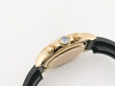 Daytona 126518LN CER YG/RU Wht/Stk RCF A4131