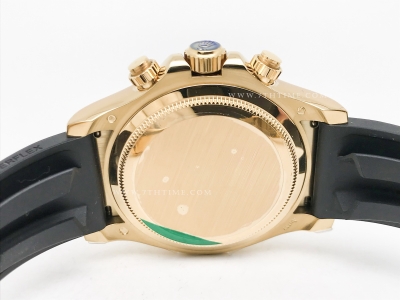 Daytona 126518LN CER YG/RU Wht/Stk RCF A4131