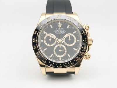 Daytona 126518LN CER YG/RU Blk/Stk RCF A4131