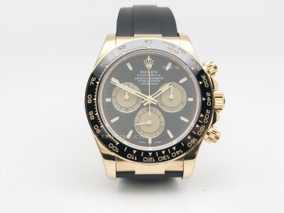 Daytona 126518LN CER YG/RU Blk/Gold/Stk RCF A4131