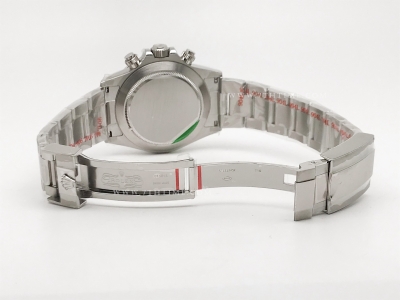 Daytona 116520 904L SS/SS Wht/Stk GMF A7750