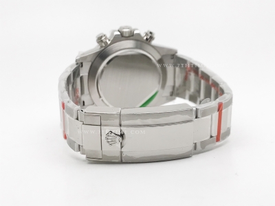 Daytona 116520 904L SS/SS Wht/Stk GMF A7750