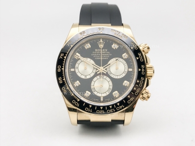 Daytona 126518LN CER YG/RU Blk/Gold/Dia RCF A4131