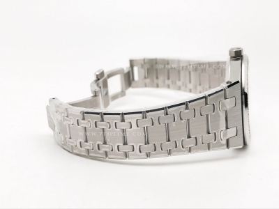 Royal Oak Ladies 67651ST Dia SS/SS Blk/Stk ZF Sw Qtz