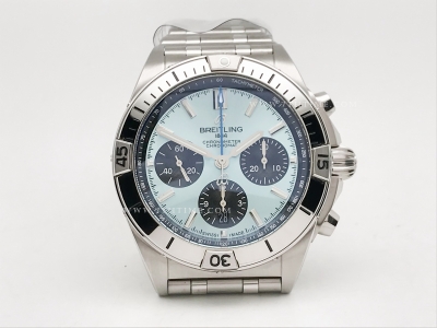 Chronomat B01 V2 SS/SS I-Blue/Blk/Stk TF Asia 7750