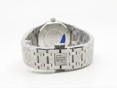 Royal Oak Ladies 67651ST Dia SS/SS Blk/Stk ZF Sw Qtz