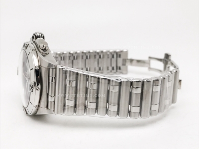 Chronomat B01 V2 SS/SS Silv/Blk/Stk TF Asia 7750