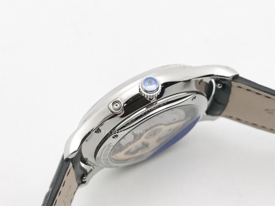 Master Ultra Thin Moonphase SS/LE Silver APSF A925