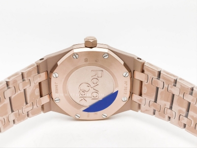Royal Oak Ladies 67650OR RG/RG Wht/Stk ZF Sw Qtz