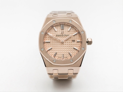 Royal Oak Ladies 67650OR RG/RG RG/Stk ZF Sw Qtz