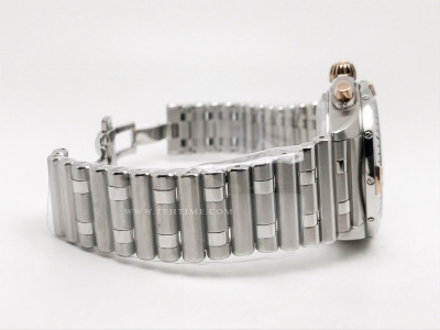 Chronomat B01 V2 RG/SS Silver/Stk TF Asia 7750