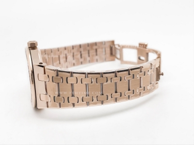 Royal Oak Ladies 67651OR Dia RG/RG Wht/Stk ZF Sw Qtz