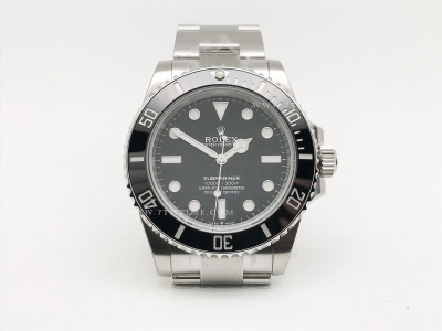 Sub 124060 No Date 904 41mm SS/SS Blk VSF VS3230