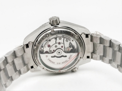 Planet Ocean 600M GMT Blk SS/SS Blk/Org BLS A8906