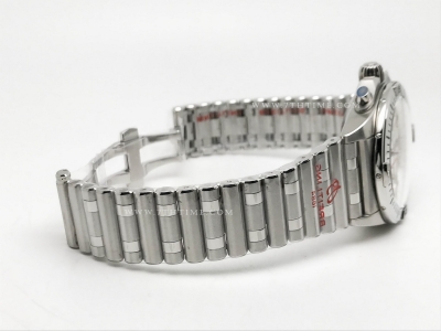 Chronomat B01 England SS/SS Wht/Stk BLS Asia 7750