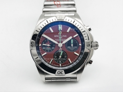 Chronomat B01 Wales SS/SS Red/Stk BLS Asia 7750