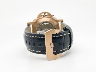 PAM1112 Lum. Marina 44mm RG/LE Blue TTF P9010