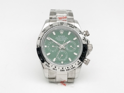 Daytona 116509 SS/SS Green/Stk GDF A3836