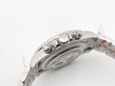 Daytona 126500 CER SS/S Wht/Stk GDF A3836