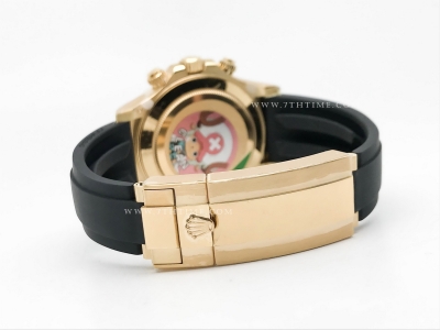 Daytona 116518 904L YG/RU Gold/Stk Clean A4130