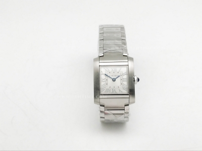 Ladies Cartier Tank Francaise Sml SS/SS Sil K11 Sw Qtz