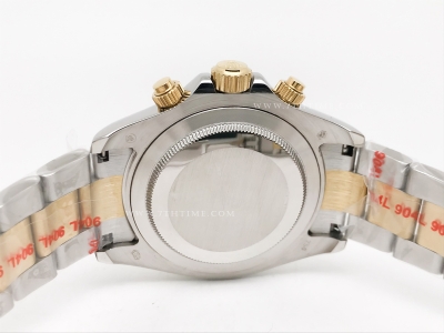 Daytona 116523 YG/SS Gold/Blk/Stk GDF A3836