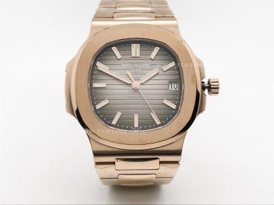 Nautilus Jumbo 5711 RG/RG Brown/Stk PPF V5 Asia 330